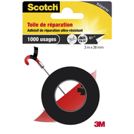 TOILE DE REPARATION 3M 38MM  NOIR